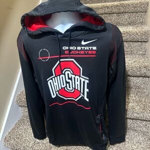 Nike dri-fit On Field *Ohio State Buckeyes* athletic men’s hoodie sweatshirt L